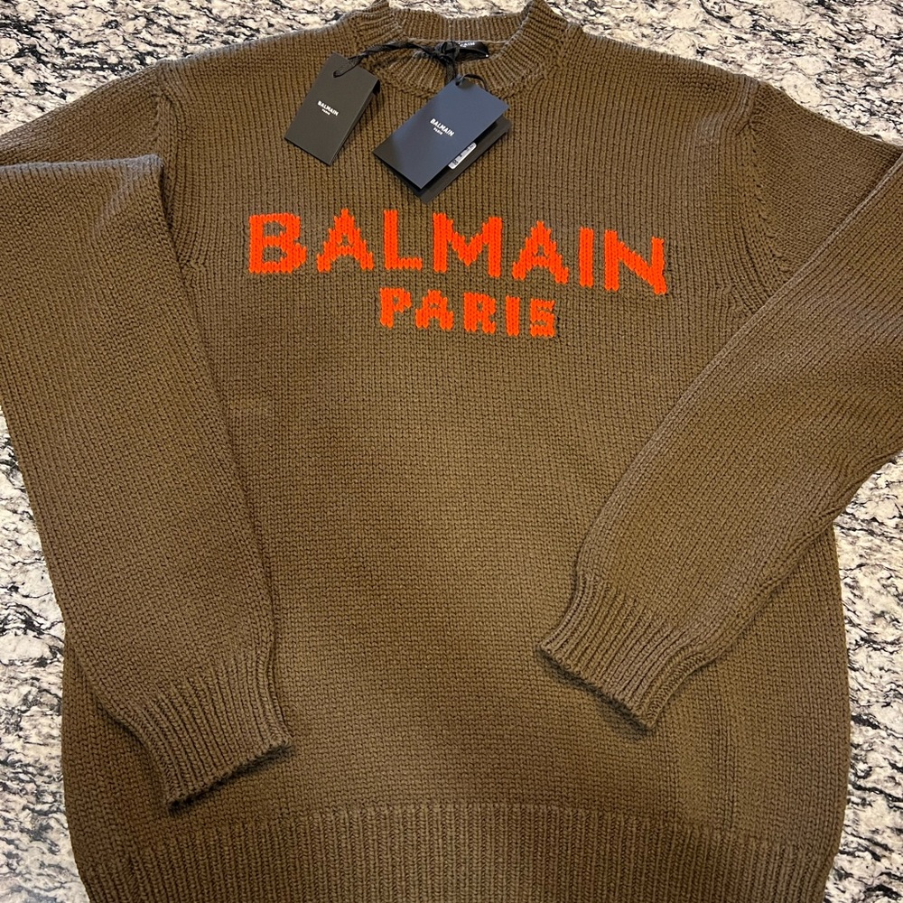 Balmain knit sweater - new with tags
